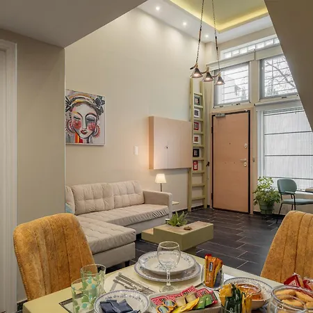 In The Center Of 'a Modern Loft' Apartment Athens